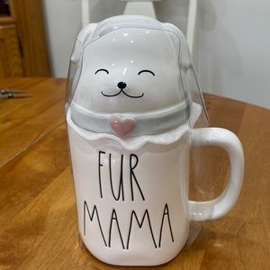 NWOT.  Rae Dunn mug with lid.